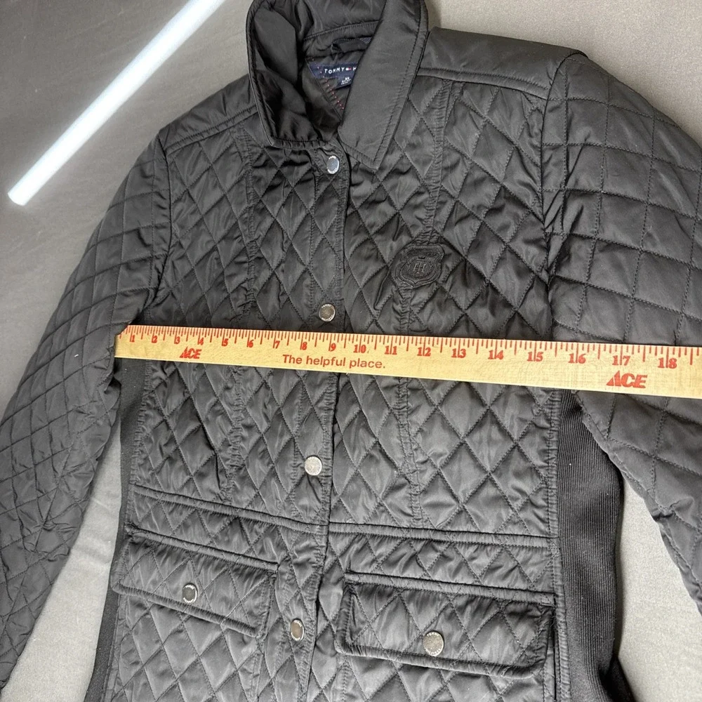 Tommy Hilfiger Ladies' Quilted Jacket - Black‎ XS